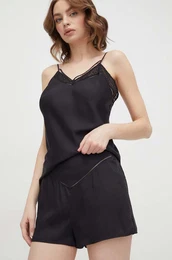 Piama kratke hlae enski, rna barva