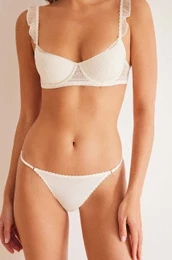 Spodnjice SENSE BRIDAL bela barva, 4217543