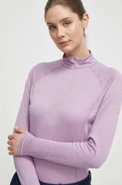 Funkcionalna majica dugih rukava Dart Zip boja: ruiasta, FDRZI17