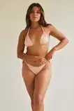 Bež Bikini velikih velikosti za dame image