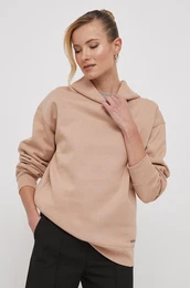 Pulover enska, be barva, s kapuco