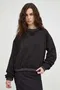 Temno rjava Oversized pulover za dame image