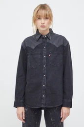 Jeans srajca enska, rna barva