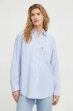 Prugaste Denim Majice image
