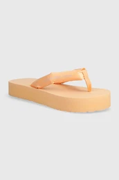 Japonke BEACH SANDAL FLATFORM PADDED NY enske, oranna barva, YW0YW01400