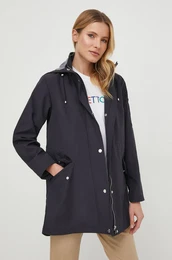 Jakna Lauren Ralph Lauren ženska, mornarsko modra barva