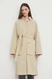 Kaput TAI za ene, boja: be, za prijelazno razdoblje, oversize, PL402371