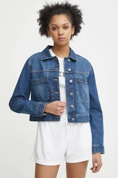 Jeans jakna enska, mornarsko modra barva