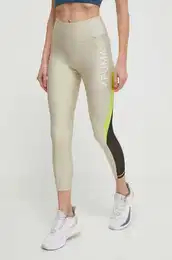 Tajice za trening Fit Eversculpt boja: be, s tiskom, 524798