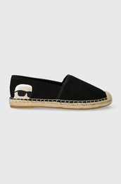 Espadrile KAMINI črna barva, KL80111N