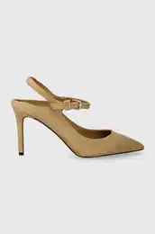 Visoke pete iz semia TH POINTY STRAP HEEL be barva, FW0FW07693