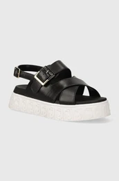 Usnjeni sandali LOVELY SANDAL 01 enski, rna barva, BA4131P010222222