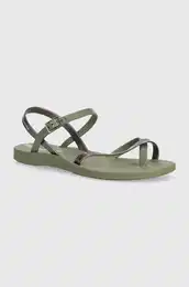 Sandali FASHION SAND ženski, zelena barva, 82842-AR642