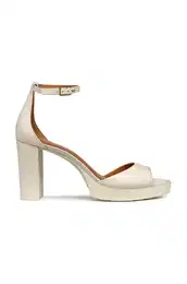 Usnjeni sandali D WALK PLEASURE 85S be barva, D45B6D 00043 C1002