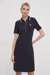 Obleka mornarsko modra barva