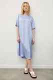 Short sleeves Srajčne Obleke Viskoza za dame image