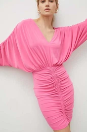 Obleka 2ND Charlot TT - Jersey Delight roza barva 2242227373