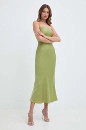 Obleka CASETTE zelena barva, 59155DB