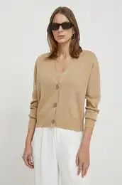 Pulover Lauren Ralph Lauren ženski, bež barva