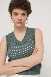 Bombani brezrokavnik INGALLS VEST W zelena barva, DK0A4YT3