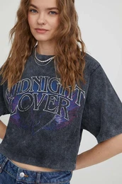 Bombana kratka majica enski, siva barva