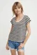 Kratka majica s primesjo lanu Pepe Jeans KHLOE
