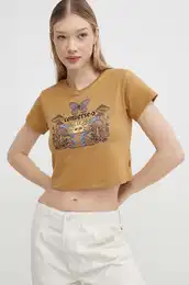 Bombana kratka majica enski, rjava barva