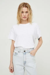 Bombana kratka majica T-SHIRT MC COL ROND enska, bela barva SON02FGE24
