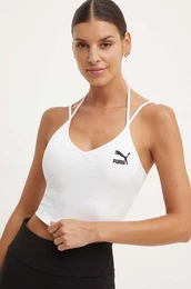 Top Classics Ribbed Crop za ene, boja: bijela, 624255