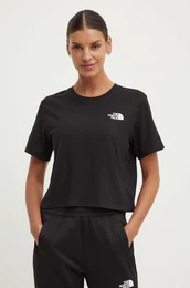 Kratka majica W Simple Dome Cropped Slim Tee enski, rna barva, NF0A87U4JK31