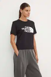 Pamuna majica W S/S Relaxed Easy Tee za ene, boja: crna, NF0A87N9JK31