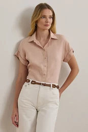 Lanena srajca Lauren Ralph Lauren