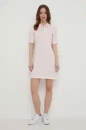Obleka Lauren Ralph Lauren roza barva