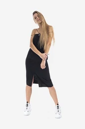 Svilena obleka Slip rna barva