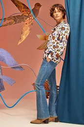 Srajca enska, bela barva