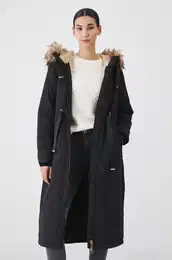 Parka enska, rna barva