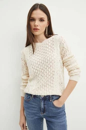 Pulover ženski, bež barva