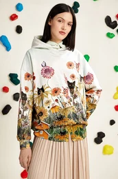 Bombaen pulover enska, s kapuco