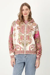 Pulover enska, s kapuco