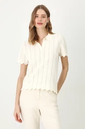 Kratka majica enski, be barva