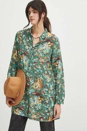 Srajca enska, turkizna barva