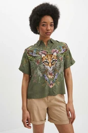 Srajca enska, zelena barva