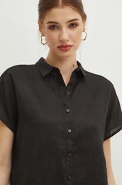 Lanena srajca enska, rna barva