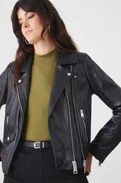 Usnjena jakna enska, rna barva