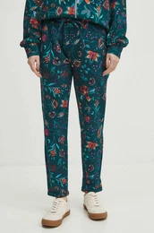 Spodnji del trenirke enski, turkizna barva