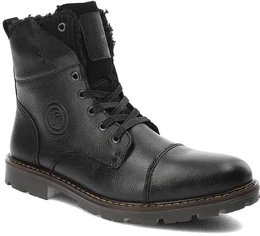Schwarze Schnrschuhe Geftterte Herrenschuhe, 41