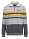 Sweatshirt mit garngefärbtem Streifendessin rundum BABISTA Grau/Gelb