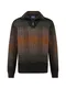 Pullover mit Zopf- und Jaquardmuster BABISTA Oliv/Schwarz