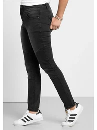 Stretch-Jeans Groe Gren Gr. 23, Kurzgren, schwarz (black denim) Damen Jeans Power-Stretch-Qualitt
