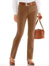 Bequeme Jeans CASUAL LOOKS Gr. 36, Normalgren, braun Damen Jeans